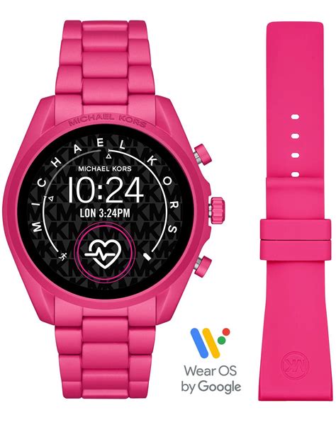 michael kors smartwatch pink|michael kors smartwatch for men.